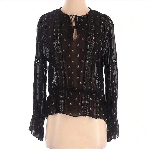 ULLA JOHNSON Elke Blouse Size 2 - Picture 1 of 8